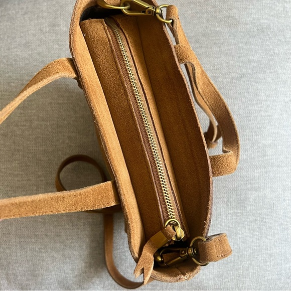 Madewell The Zip Top Small Transport Crossbody Embroidered Metallic Dots Edition - Picture 3 of 8